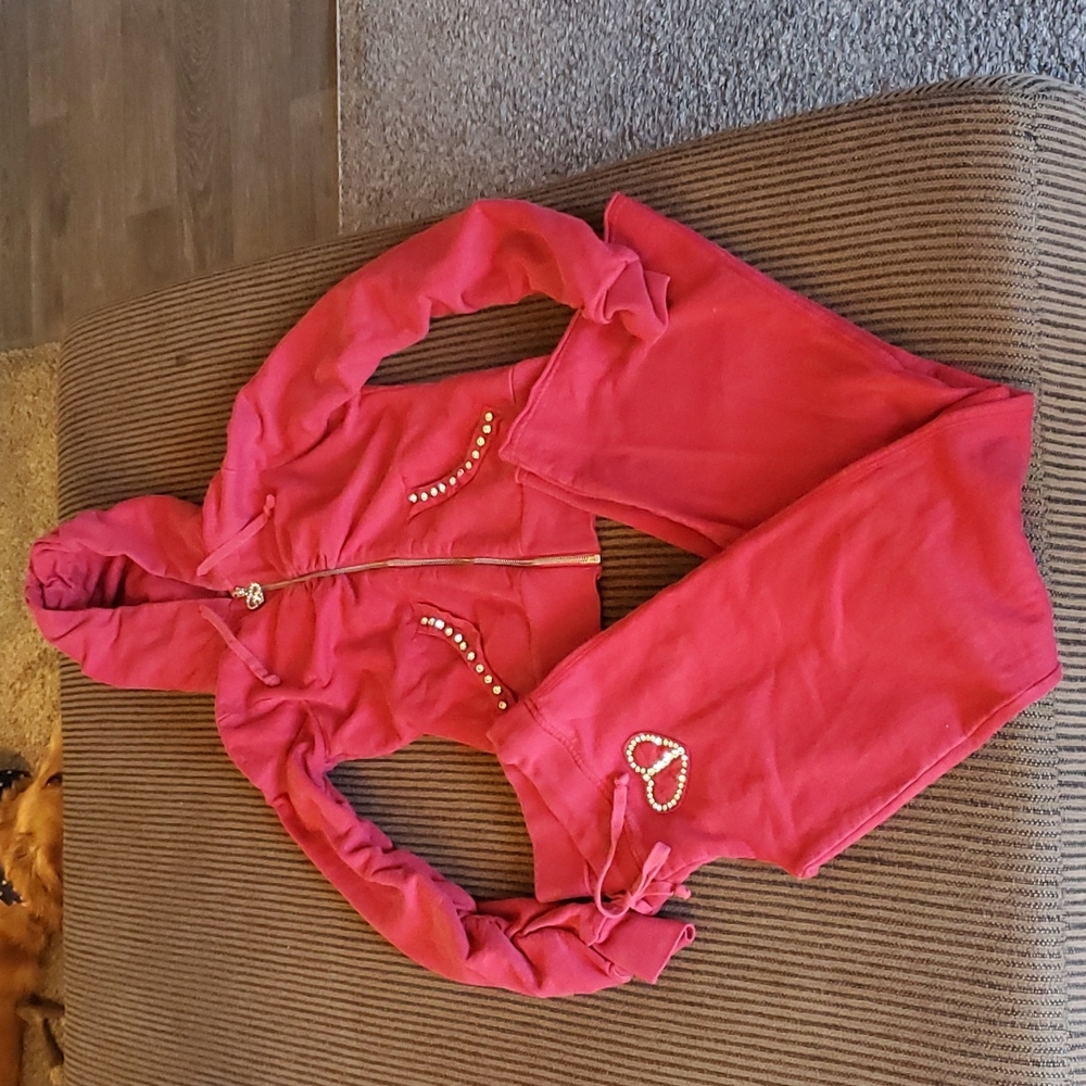 Twisted Heart, Matching Red Track suit, size medium